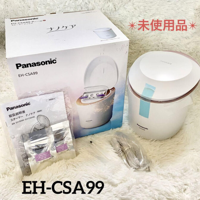 新品Panasonic EH-CSA99-Pスチーマーナノケア