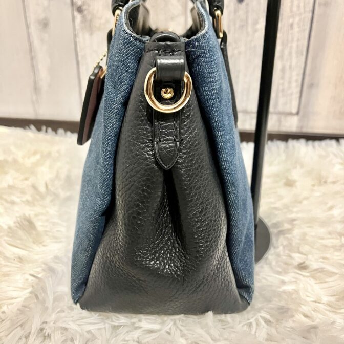 coach コーチ デニム レザー インディゴ ロゴ 2way | 信頼と親切 coach コーチ デニム レザー インディゴ ロゴ 2way | 信頼と親切